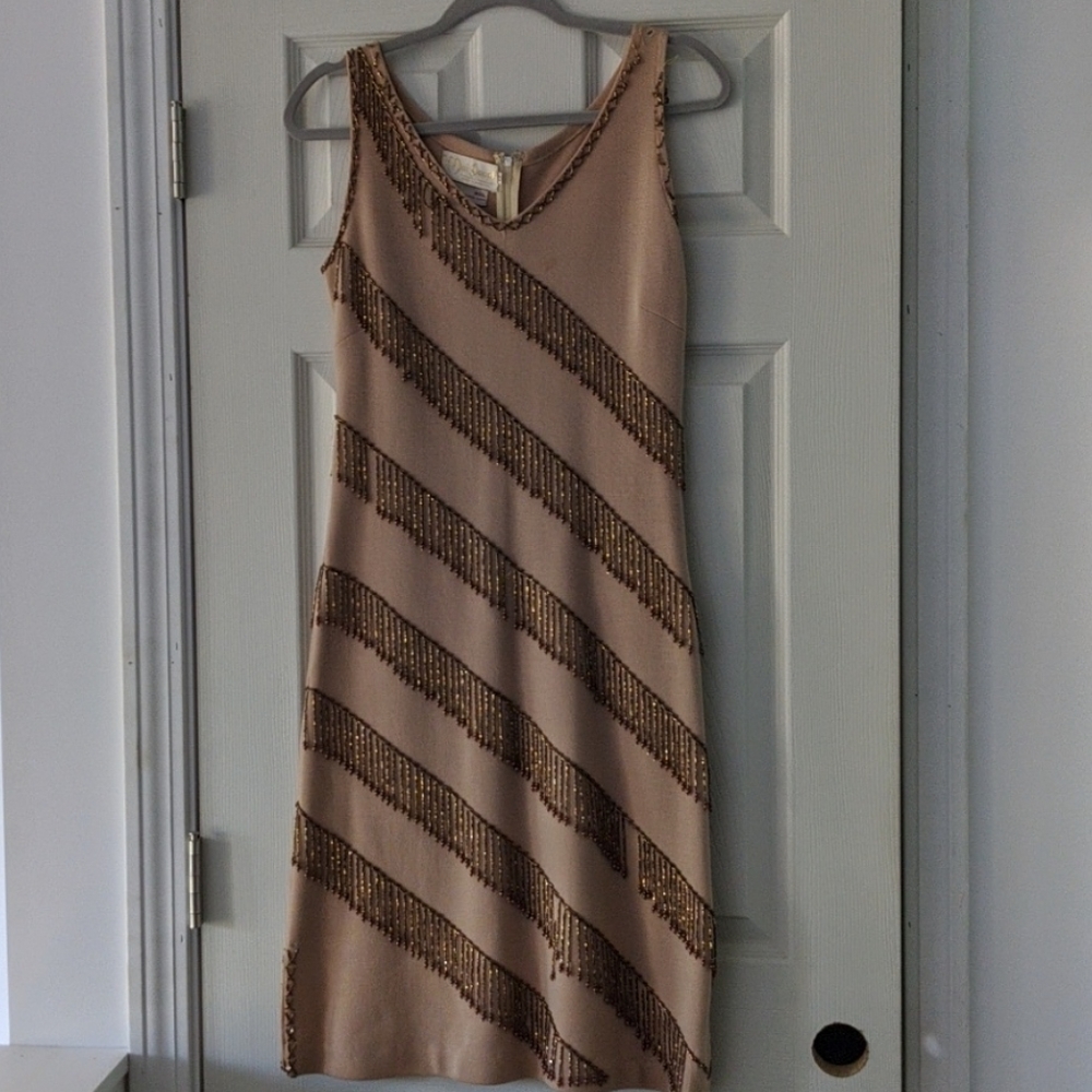Vintage Beaded Flapper Dress